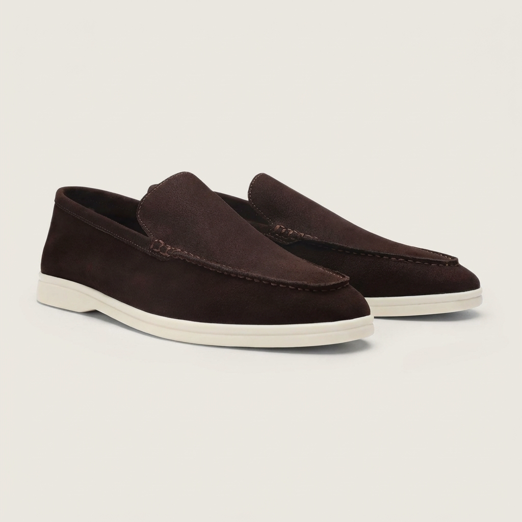 Men's Leather Slip-On Loafers