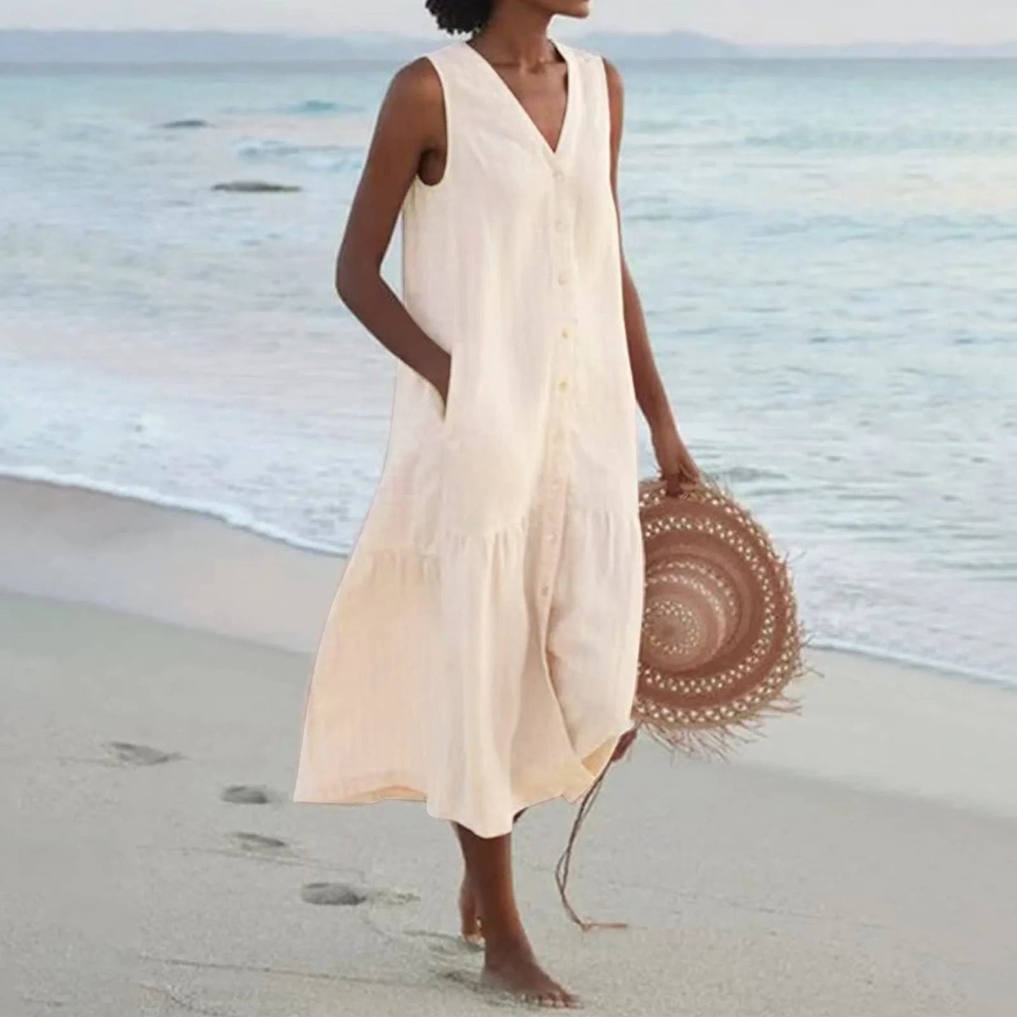 Women’s V-Neck Summer Dress