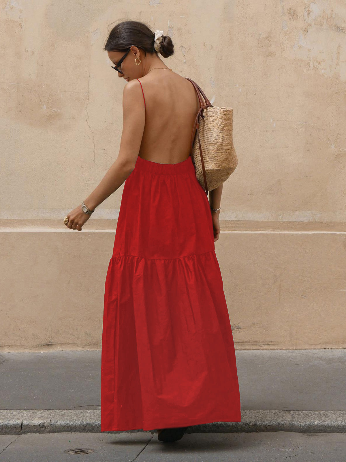 Women’s Backless Maxi Dress
