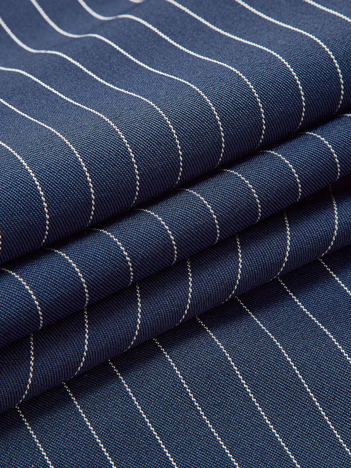 Women’s Pinstripe Pleated Wide-Leg Trousers