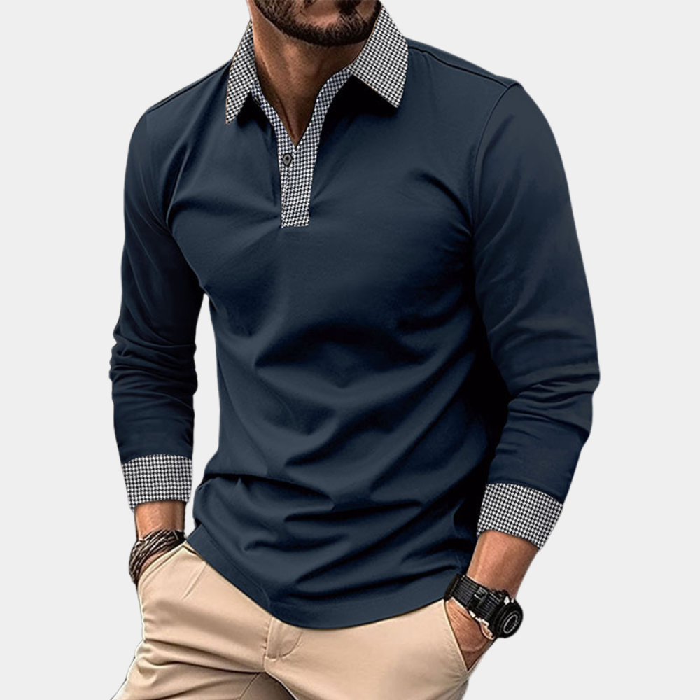 Men’s Long Sleeve Polo Shirt