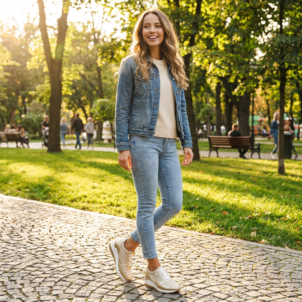 Women’s Wedge Trainers | Zip Lace