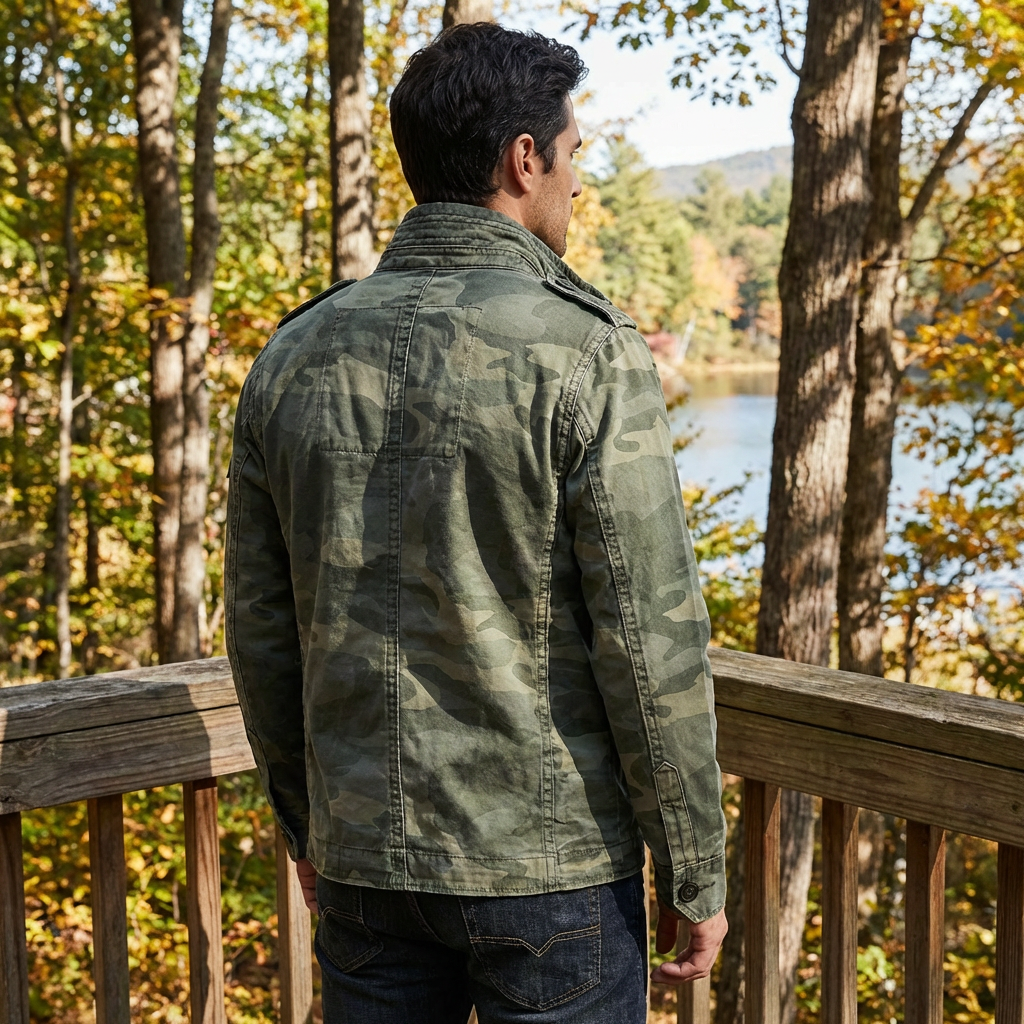 Men’s Cargo Denim Jacket