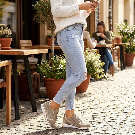 Women’s Orthopaedic Side Zip Trainers