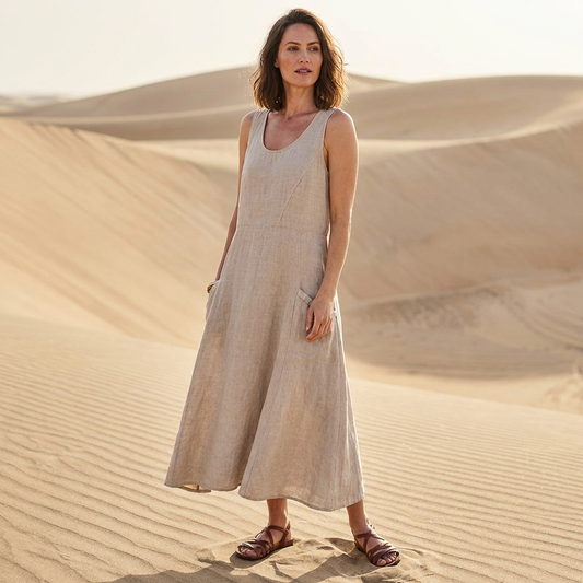 Women’s Cotton Dress with Pockets