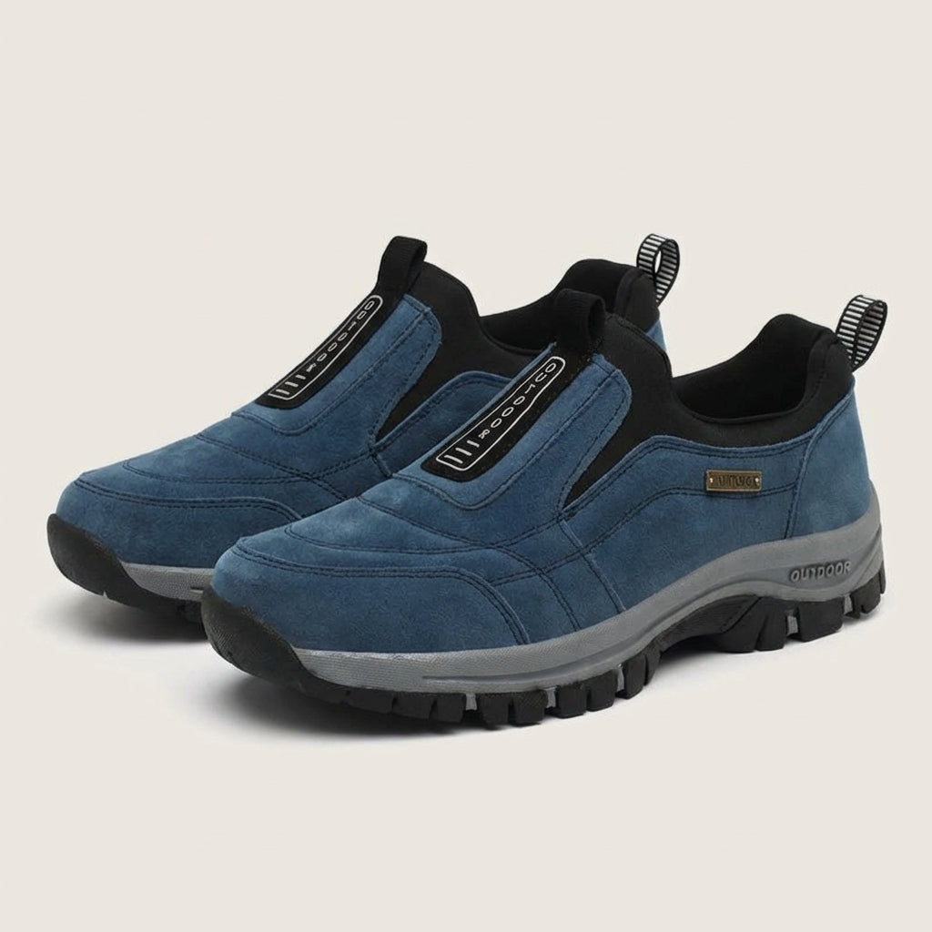 Men’s Orthopedic Comfort Slip-On Shoes Blue