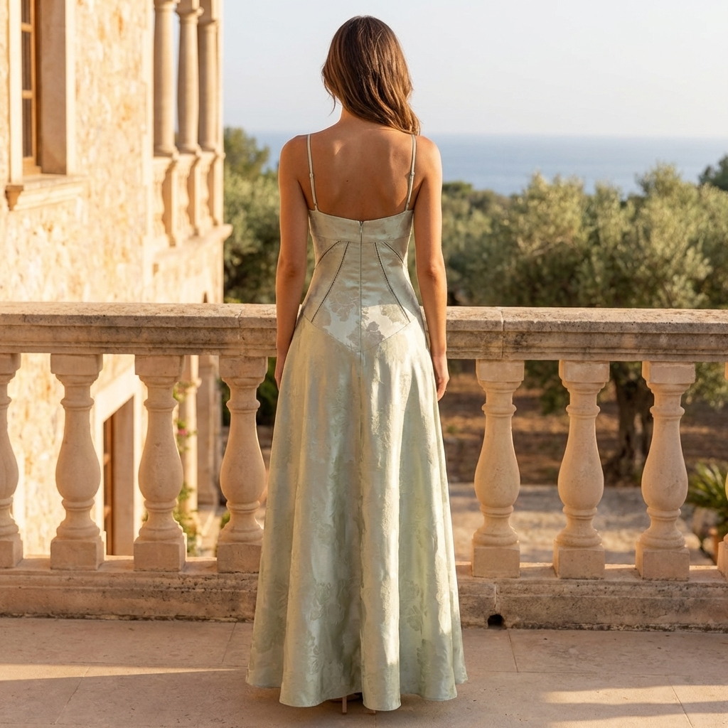 Women’s Floral Spaghetti Strap Maxi Dress