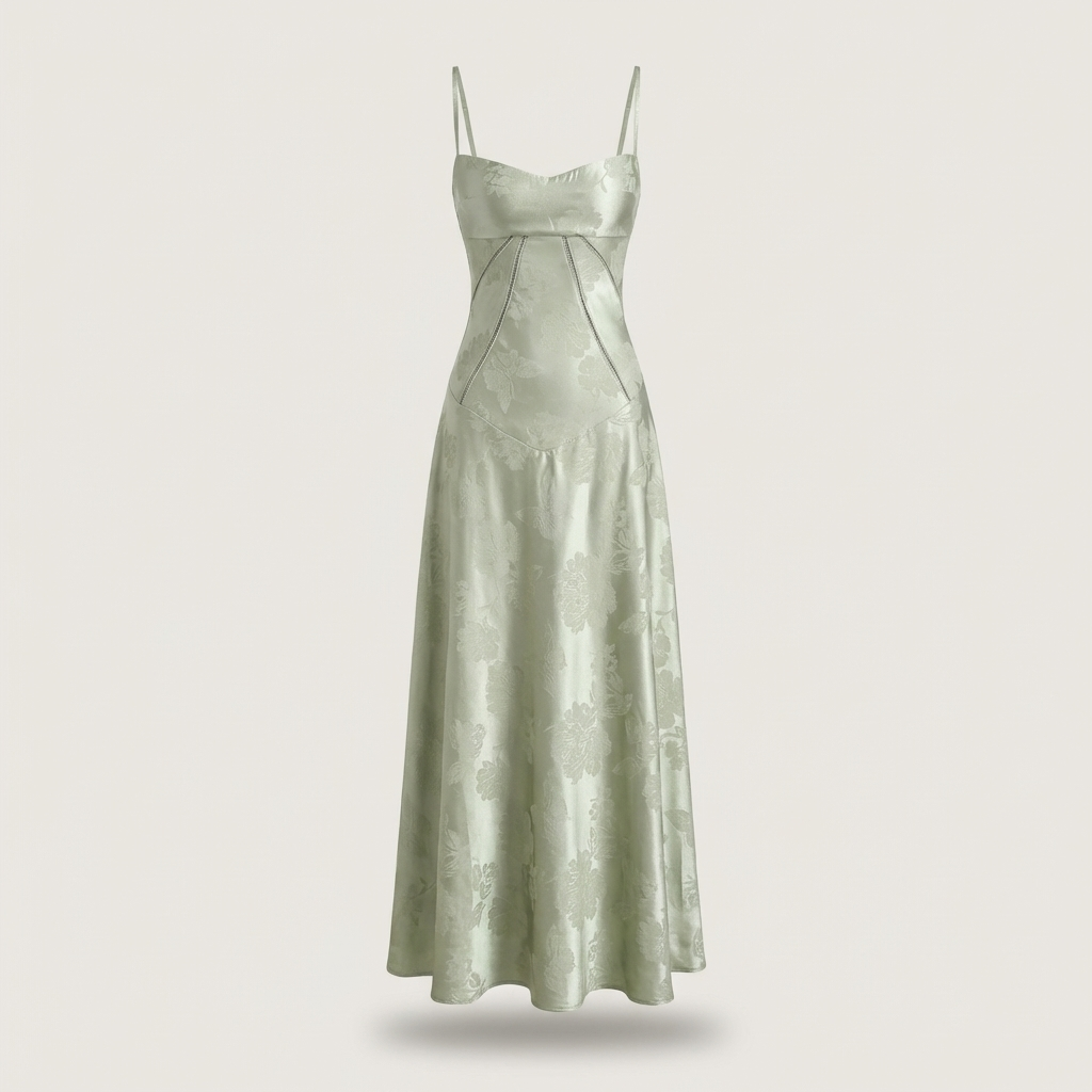 Women’s Floral Spaghetti Strap Maxi Dress