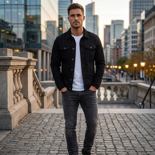 Men’s Heritage Casual Jacket Black
